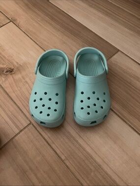 CROCS Kids Light Aqua Clog